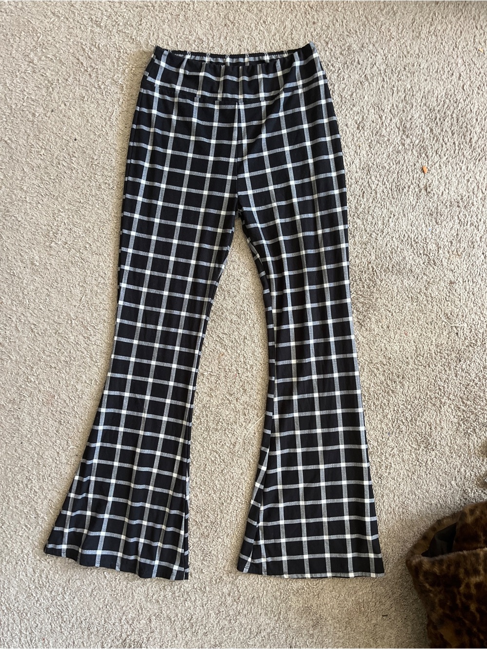 Black & White Flare Pants